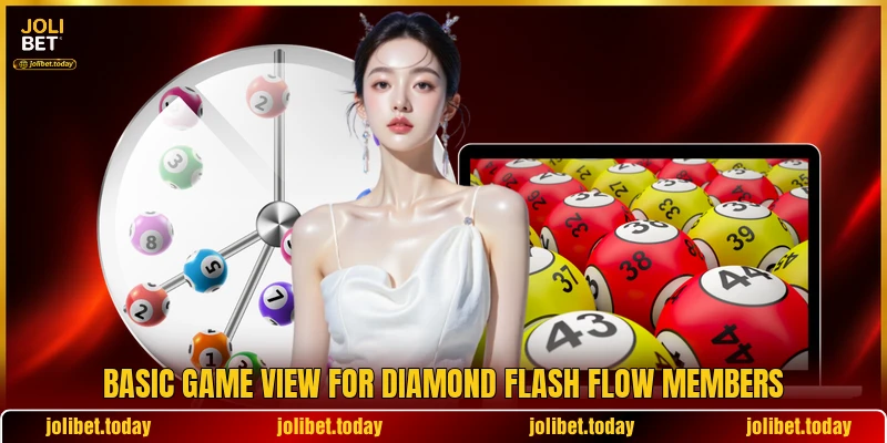 Basic game view for Diamond Flash Flow members Basic game view for Diamond Flash Flow members