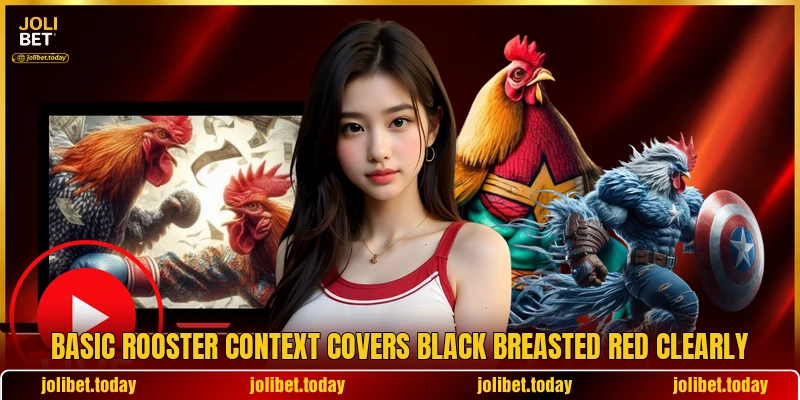 Basic rooster context covers Black Breasted Red clearly Basic rooster context covers Black Breasted Red clearly
