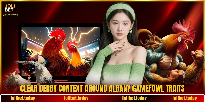 Clear derby context around Albany Gamefowl traits Clear derby context around Albany Gamefowl traits