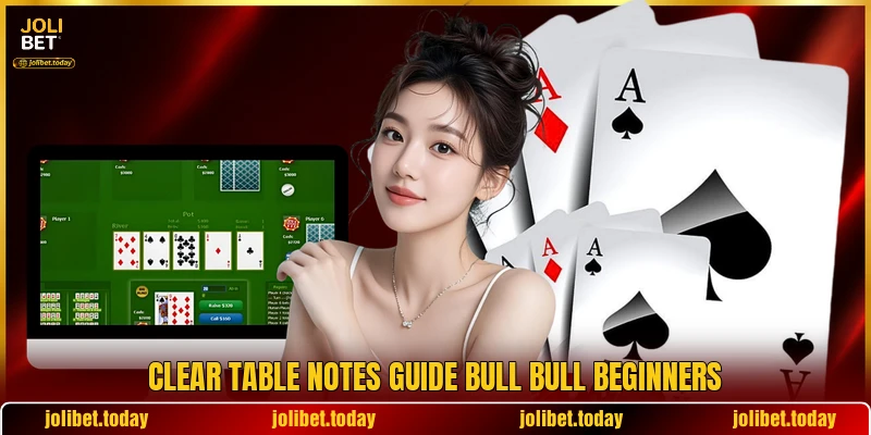 Clear table notes guide Bull Bull beginners Clear table notes guide Bull Bull beginners