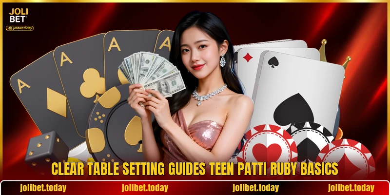 Clear table setting guides Teen Patti Ruby basics Clear table setting guides Teen Patti Ruby basics