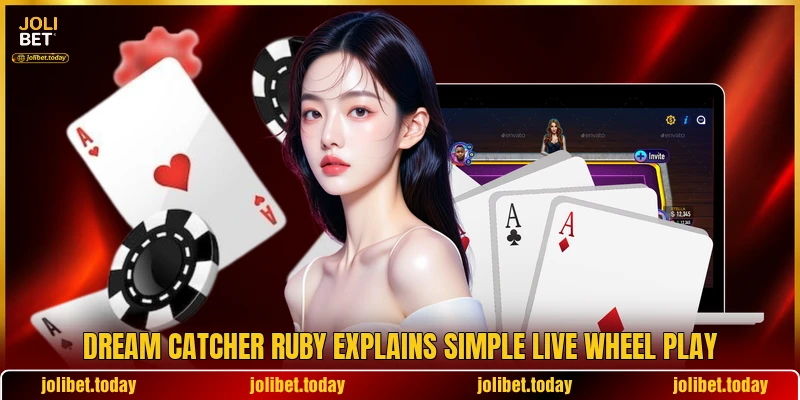 Dream Catcher Ruby explains simple live wheel play Dream Catcher Ruby explains simple live wheel play