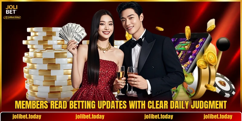 Members read betting updates with clear daily judgment Members read betting updates with clear daily judgment