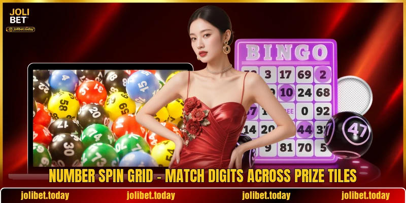Number Spin Grid - Match Digits Across Prize Tiles