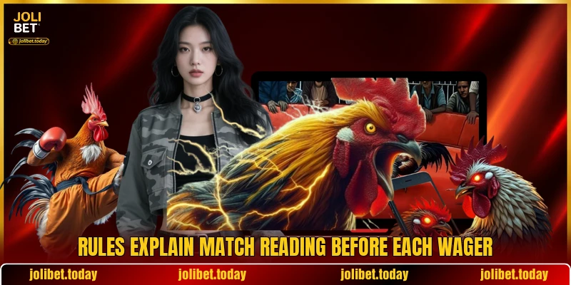 Rules explain match reading before each wager Rules explain match reading before each wager