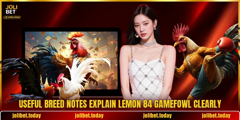 Useful breed notes explain Lemon 84 Gamefowl clearly Useful breed notes explain Lemon 84 Gamefowl clearly